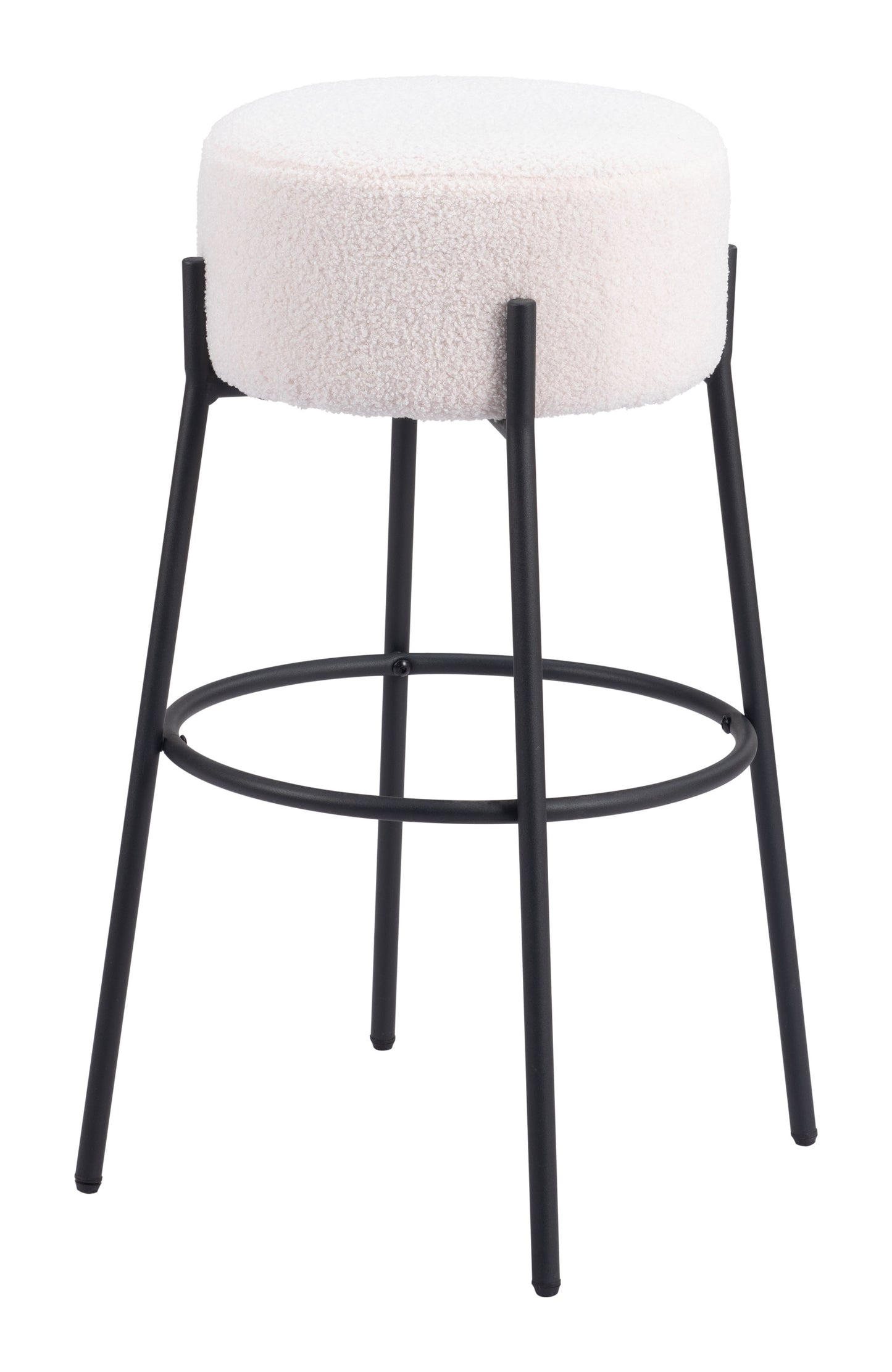 Blanche Barstool (Set of 2) Ivory