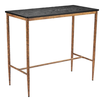 Nida Bar Table Black & Bronze