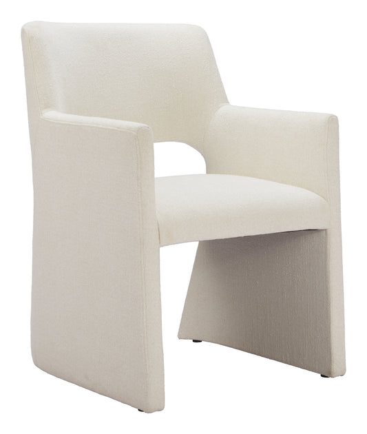 Minet Dining Chair Linen White