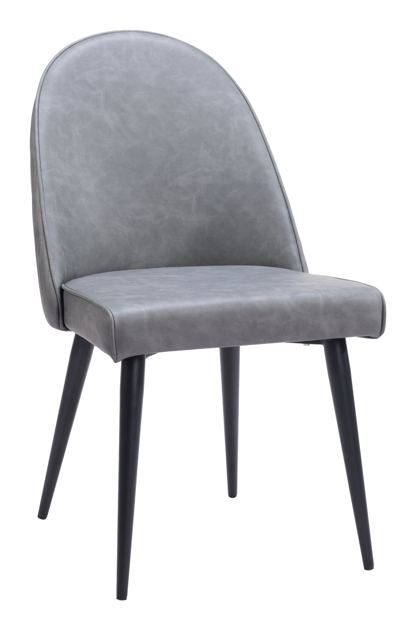 Silloth Armless Dining Chair (Set of 2) Gray