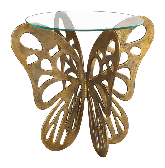 Motyl Accent Table Gold