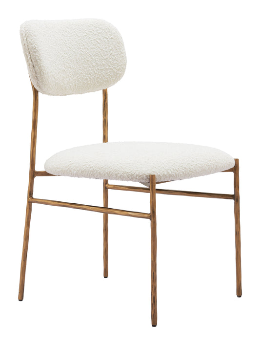 Sydhavnen Dining Chair Cream & Gold