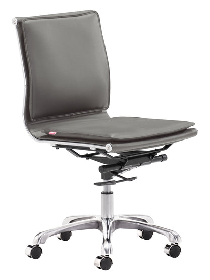 Lider Plus Armless Office Chair Gray