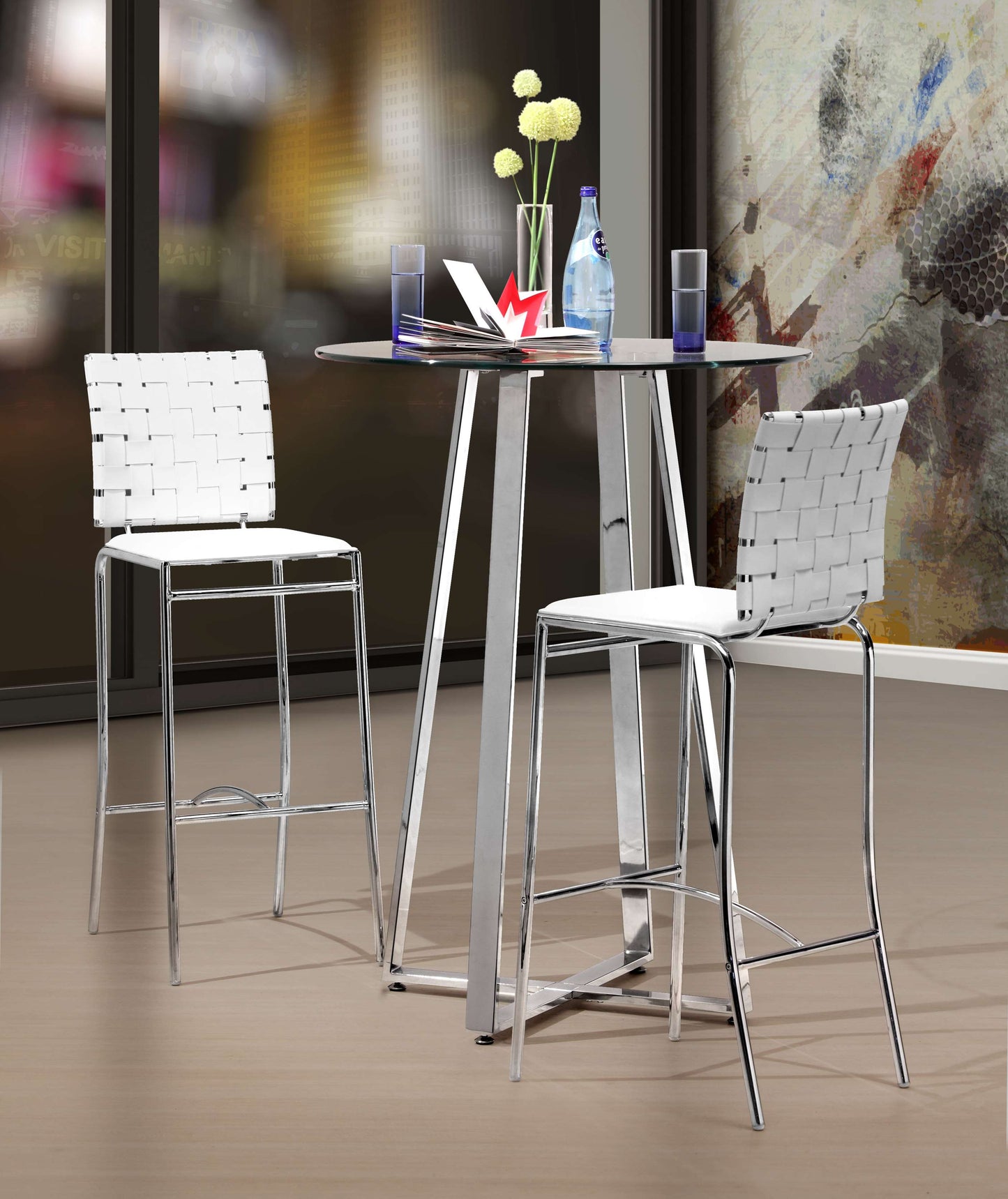 Criss Cross Barstool (Set of 2)