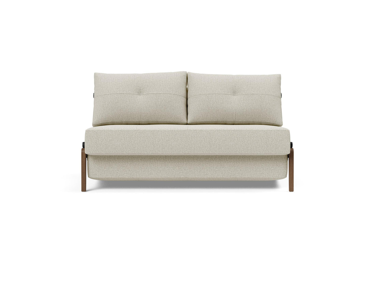Cubed Sofa - Full size, with Dark Wood Legs