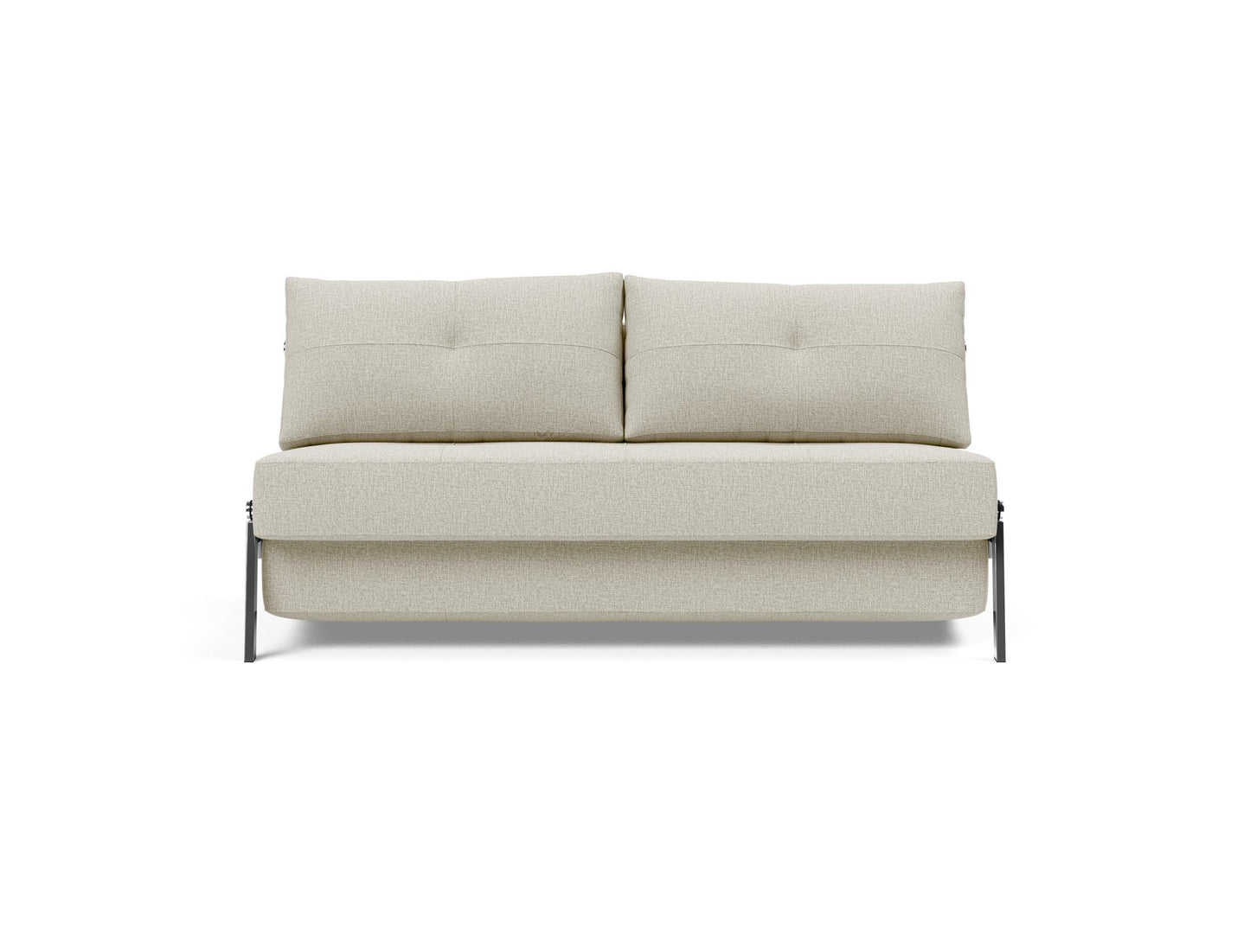 Cubed Sofa - Queen size, with Chrome Legs