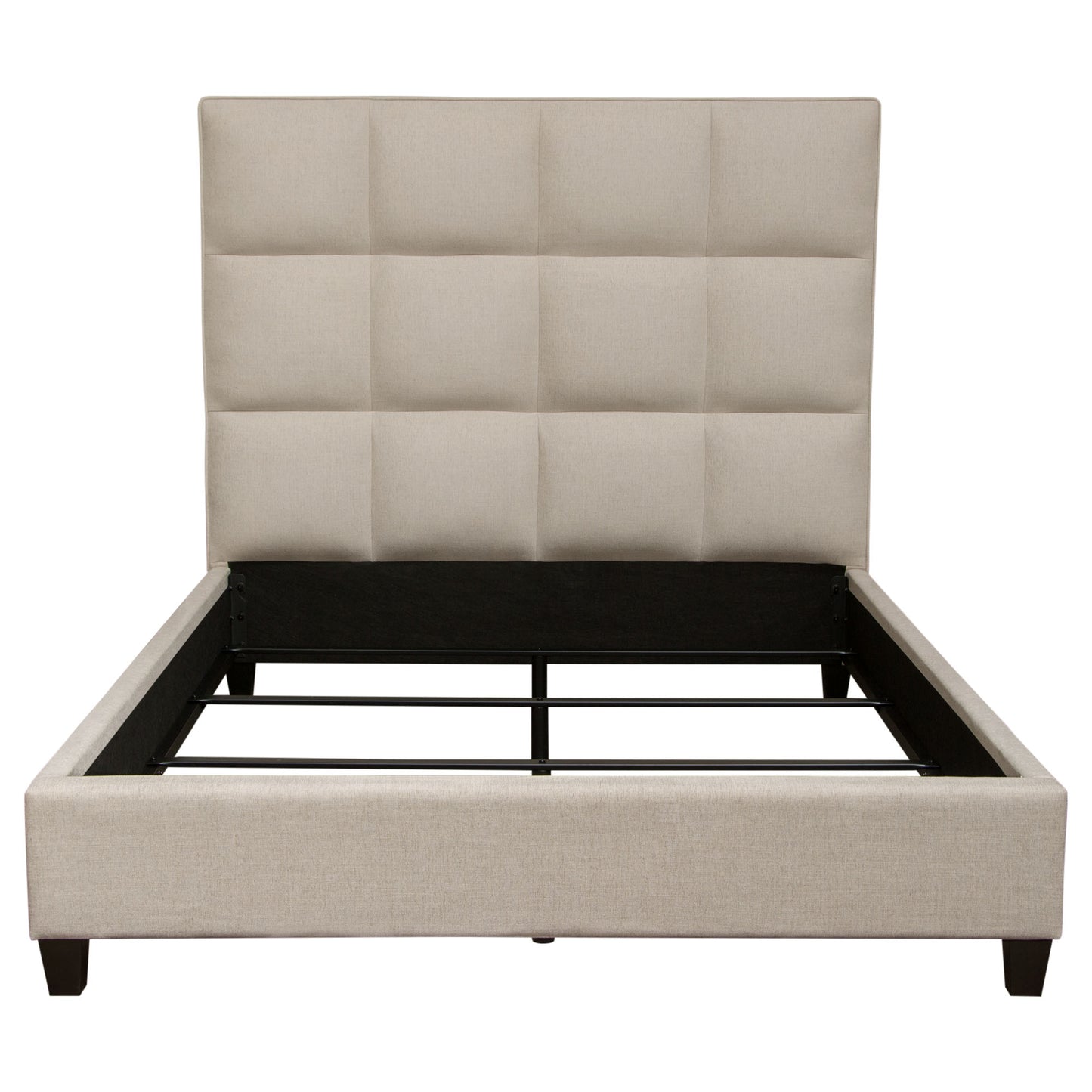 Devon Grid Tufted Eastern King Bed