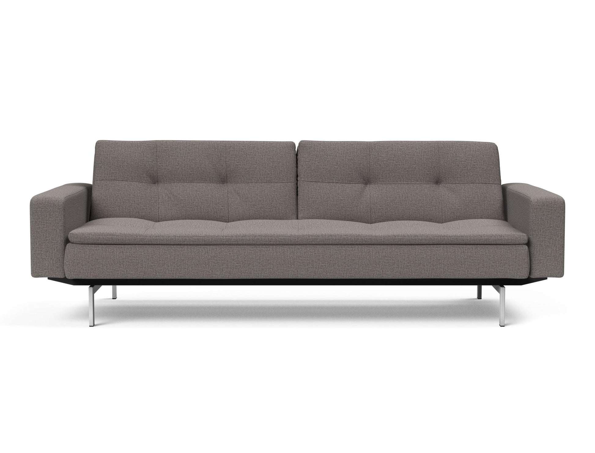 Dublexo Sofa with Arms, Stainless Steel Legs