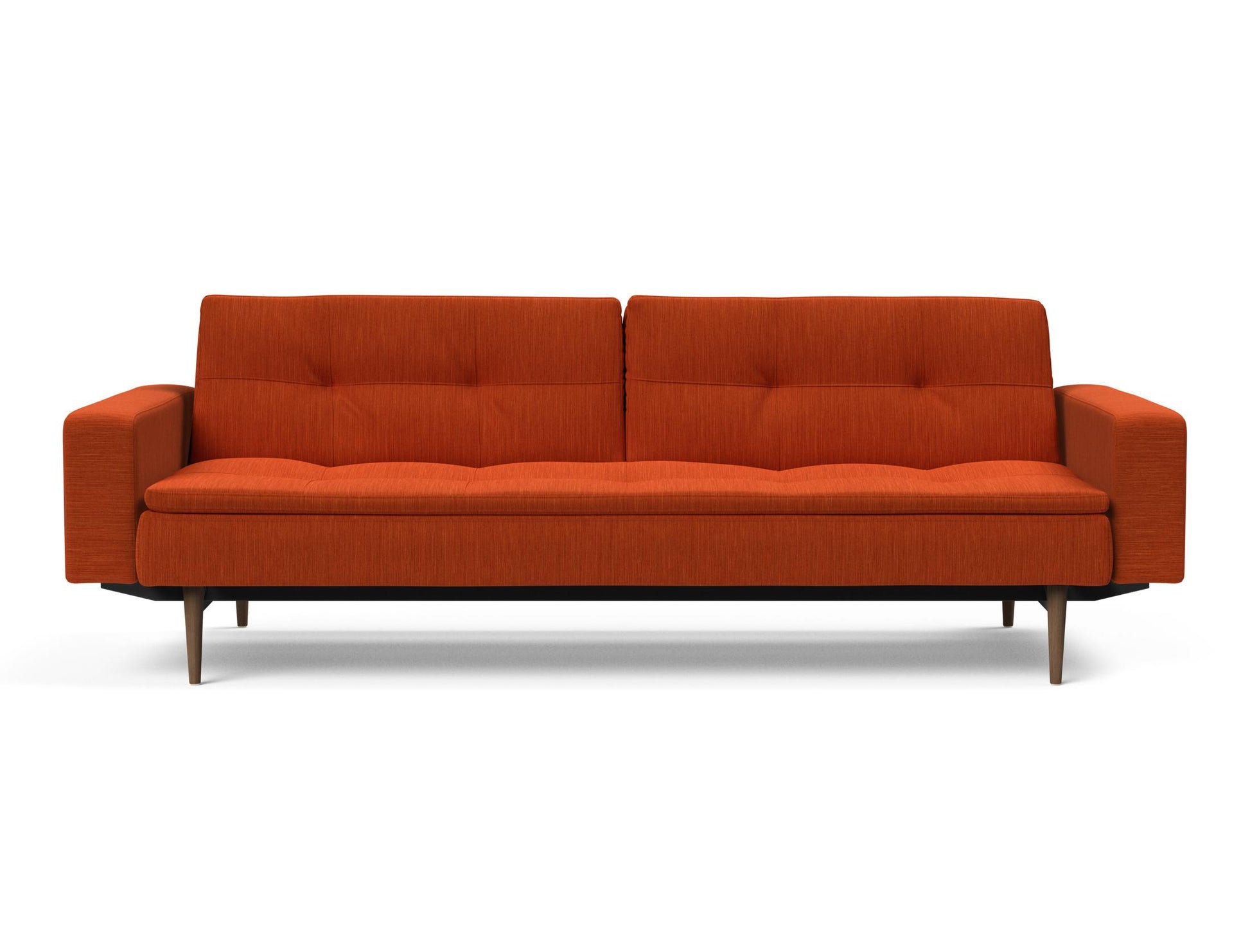 Dublexo Sofa with Arms, Dark Wood Legs