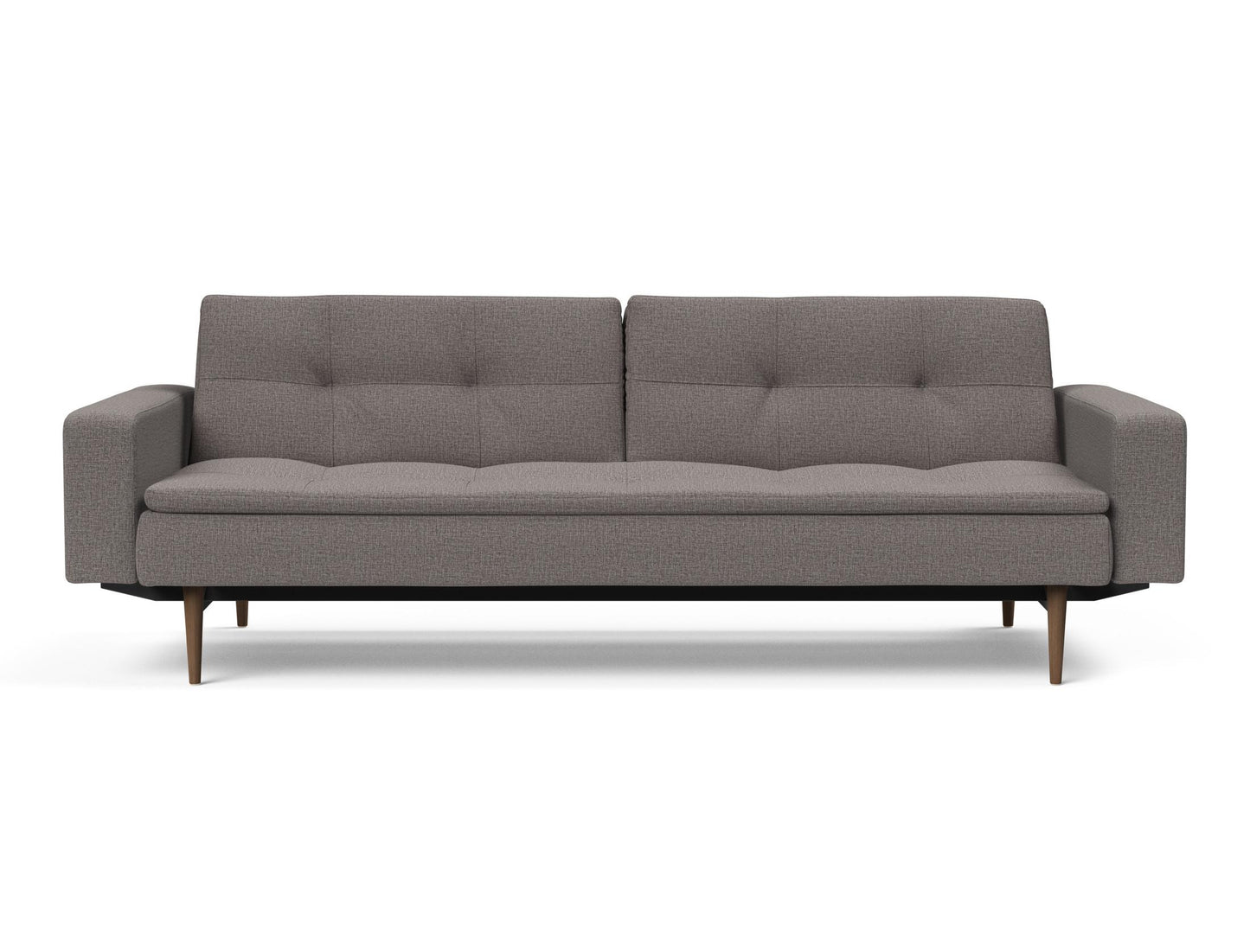 Dublexo Sofa with Arms, Dark Wood Legs