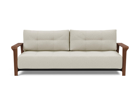 Ran Deluxe Excess Lounger Sofa with Walnut Arms & Legs