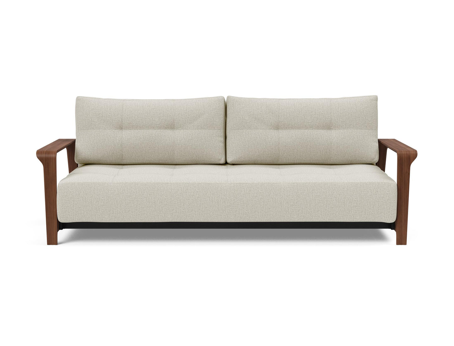 Ran Deluxe Excess Lounger Sofa with Walnut Arms & Legs