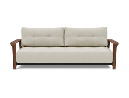 Ran Deluxe Excess Lounger Sofa with Walnut Arms & Legs