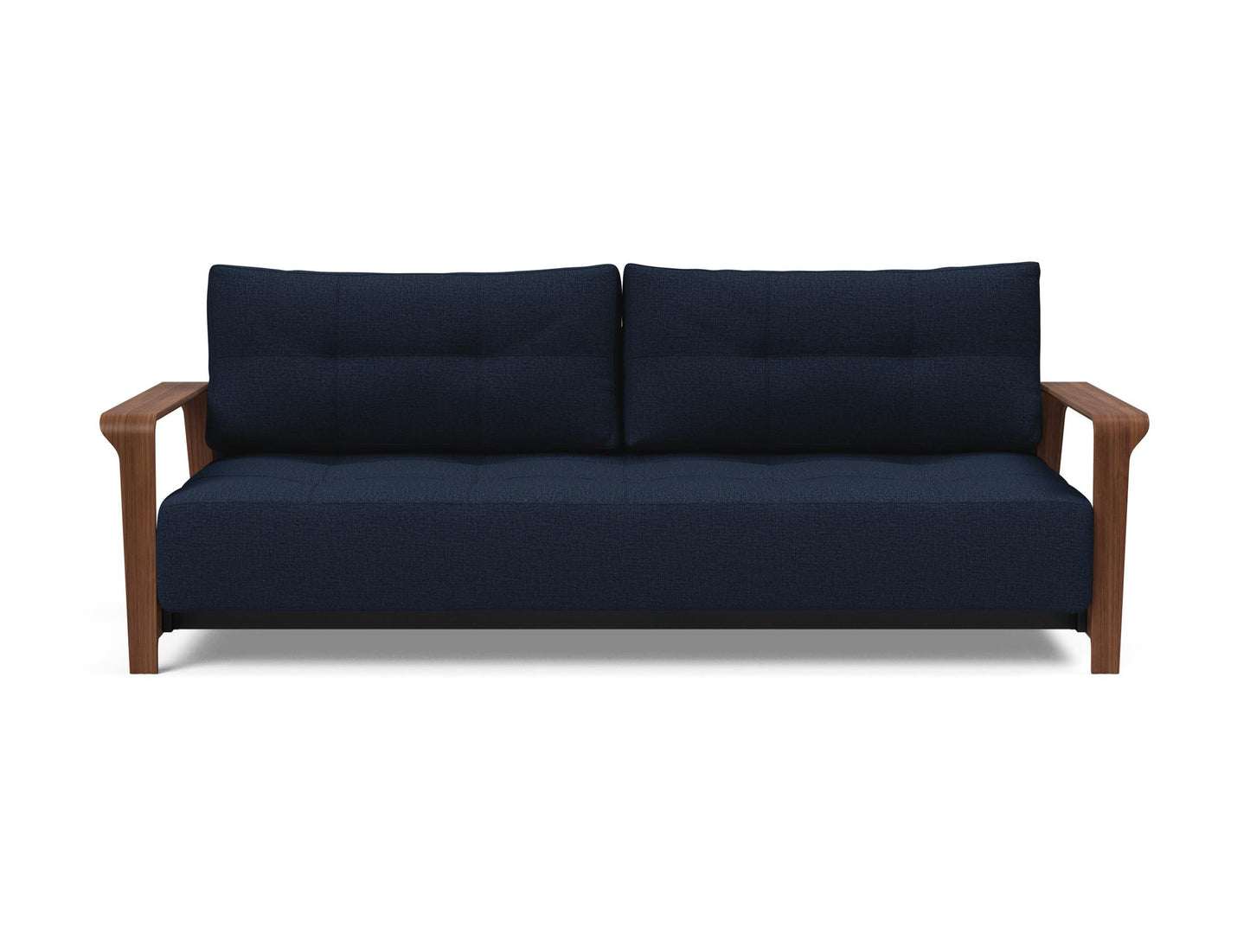 Ran Deluxe Excess Lounger Sofa with Walnut Arms & Legs