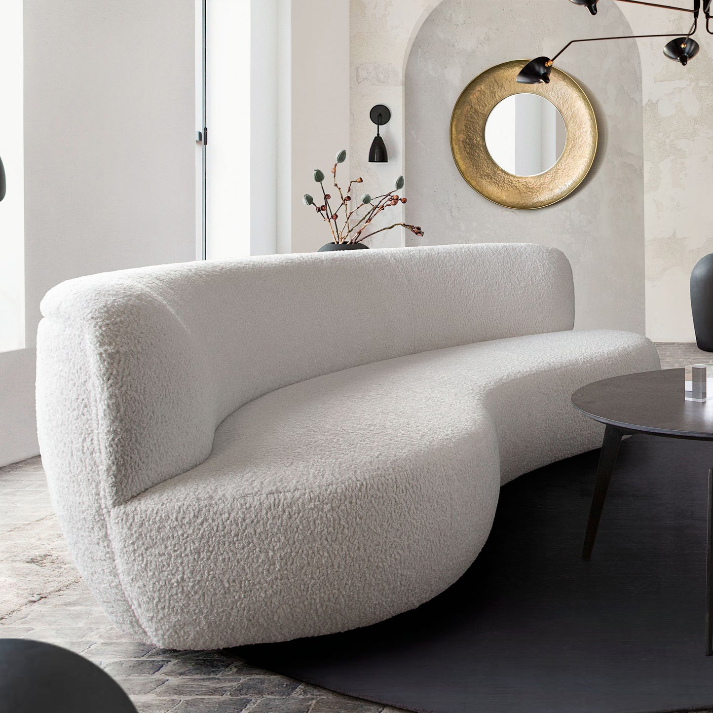 Simone Curved Sofa