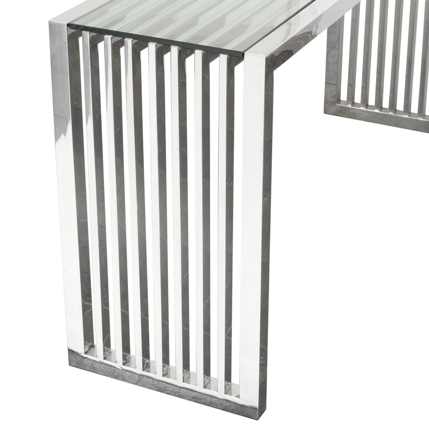 SOHO Rectangular Stainless Steel Console Table