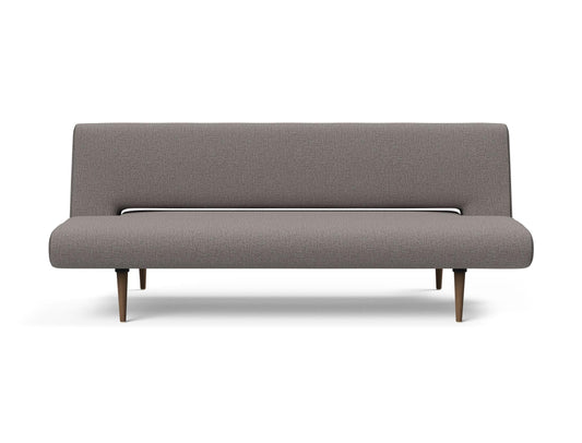 Unfurl Sofa with Dark Wood Legs
