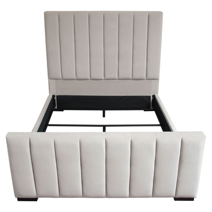 Venus Vertical Channel Tufted Eastern King Bed