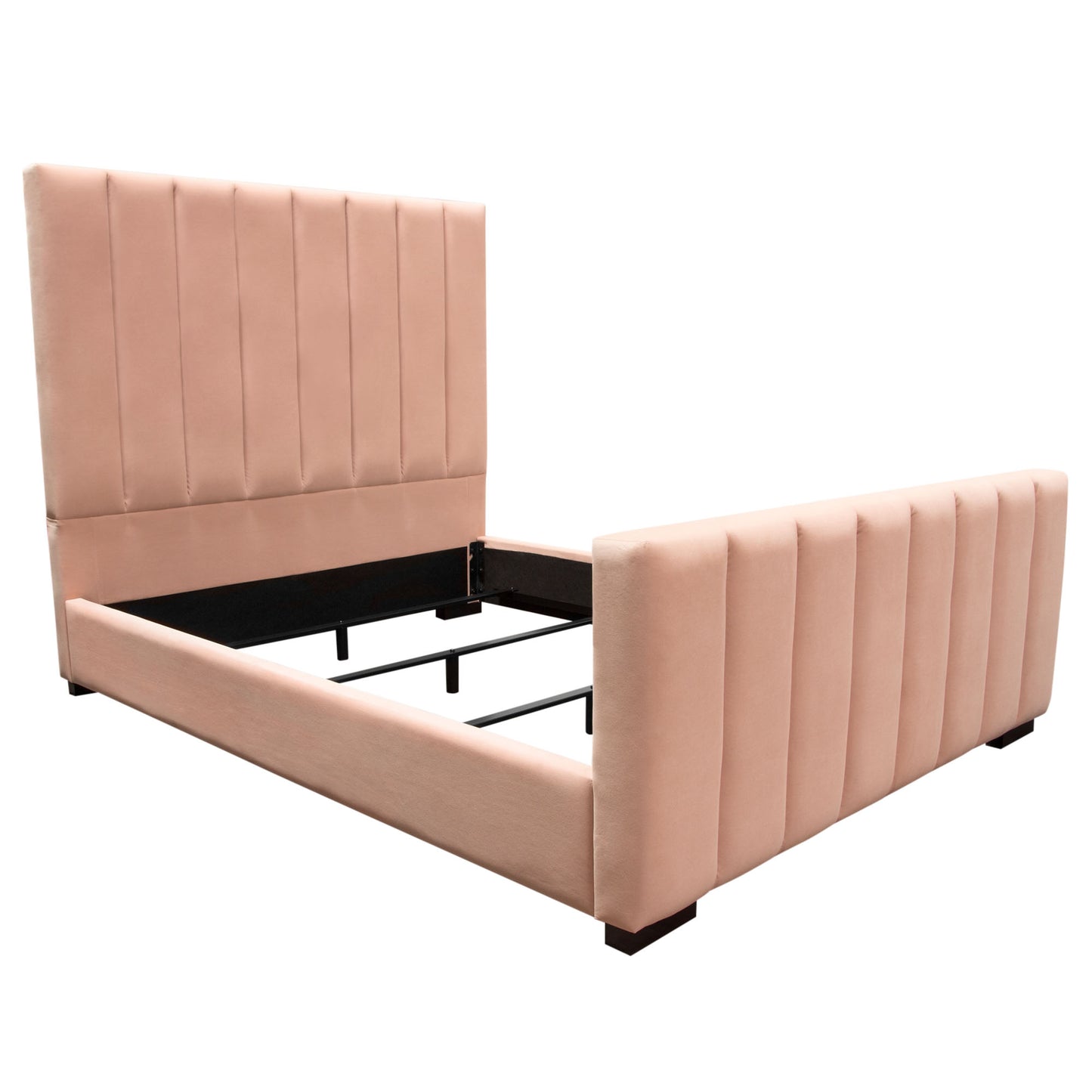 Venus Vertical Channel Tufted Eastern King Bed