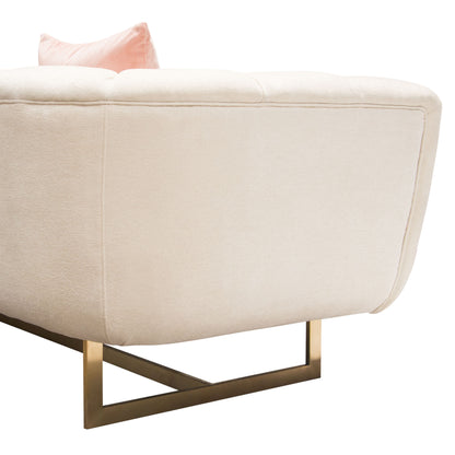 Venus Cream Fabric Sofa