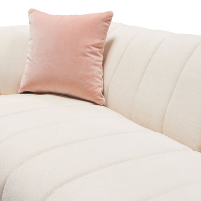 Venus Cream Fabric Sofa