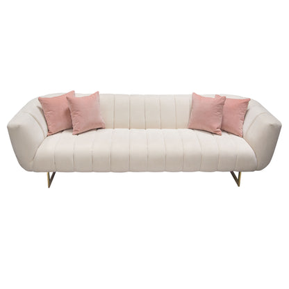 Venus Cream Fabric Sofa