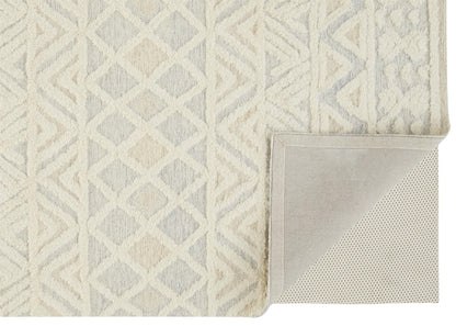Anica Moroccan Chevorn Wool Tufted Rug