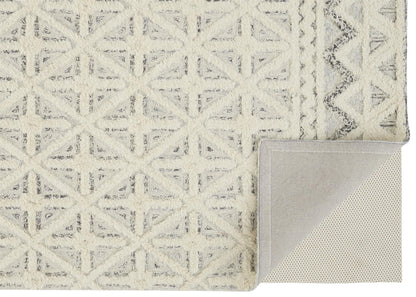 Anica Moroccan Wool w/Diamond Lines Rug
