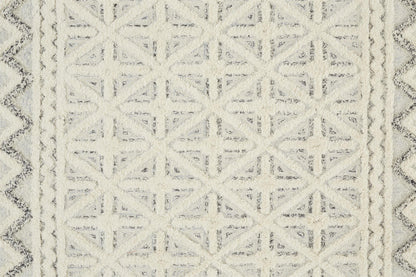 Anica Moroccan Wool w/Diamond Lines Rug
