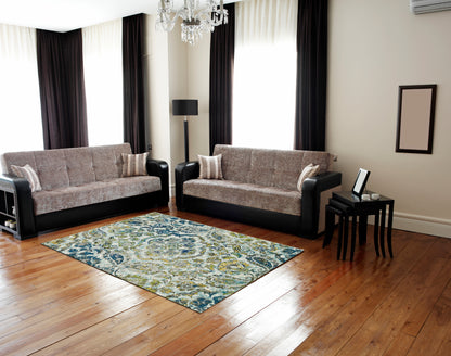 Brixton Ombre Medallion Rug