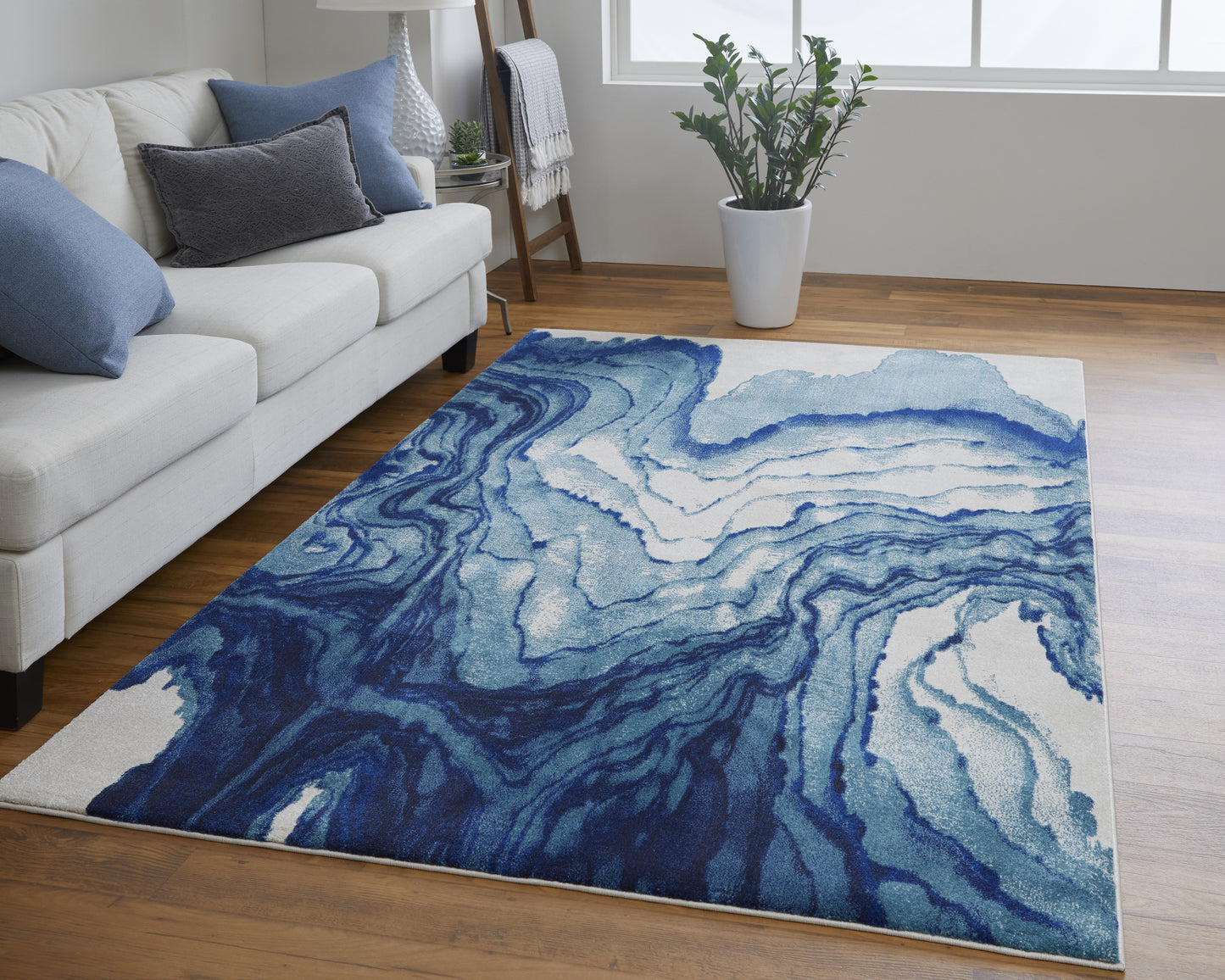 Brixton Contemporary Watercolor Rug