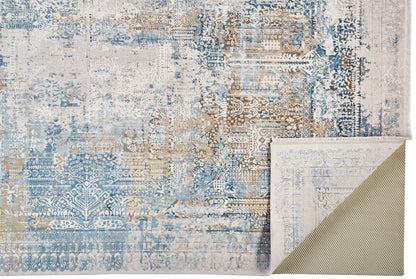 Cadiz Gradient Watercolor Distressed Rug