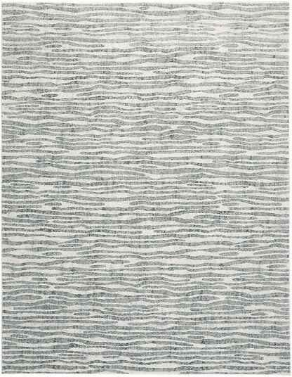 Atwell Contemporary Abstract Rug, Gray/Iceberg Green, 5ft-3in x 7ft-6in Area Rug