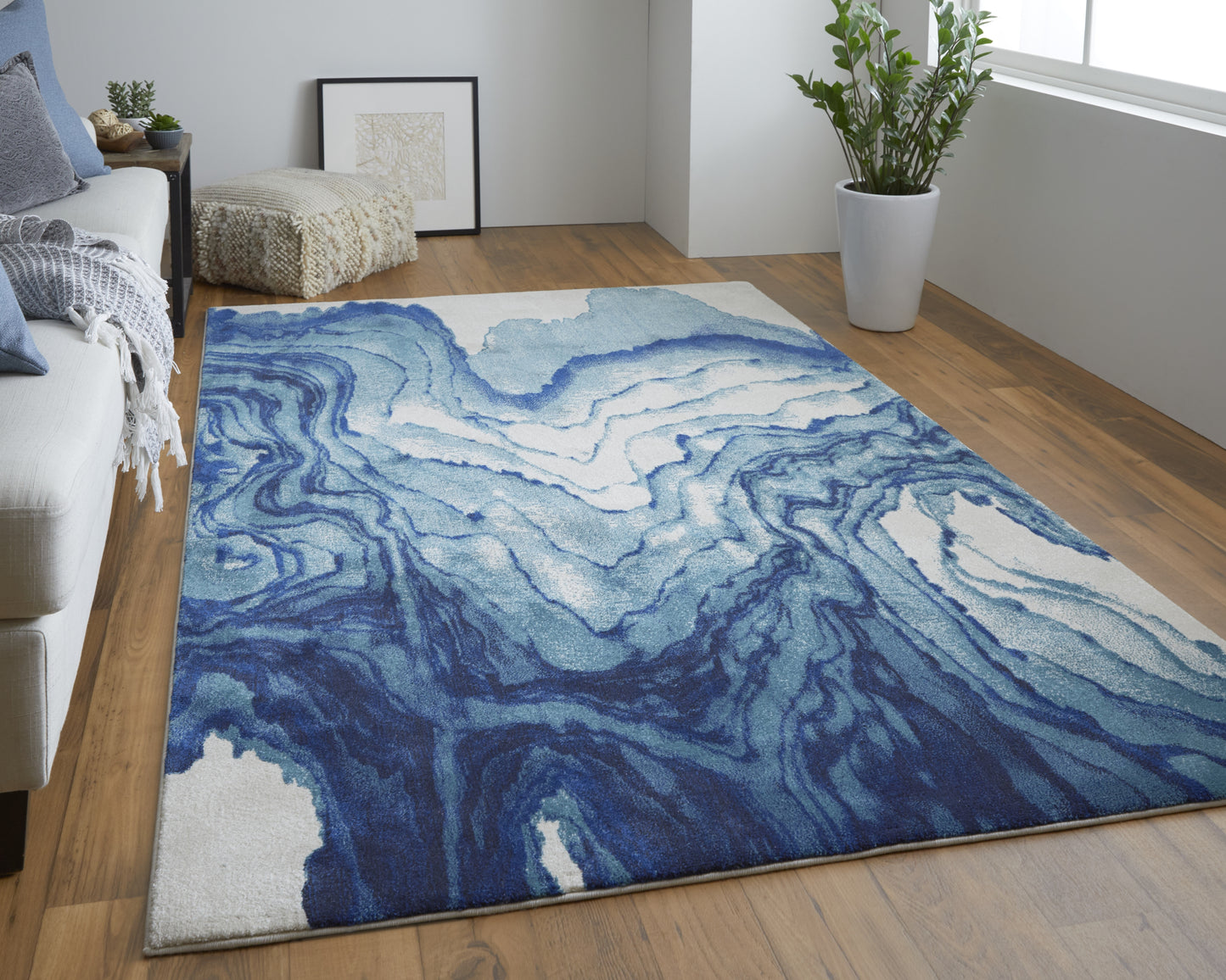 Brixton Contemporary Watercolor Rug