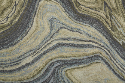 Amira Contemporary Marble Rug