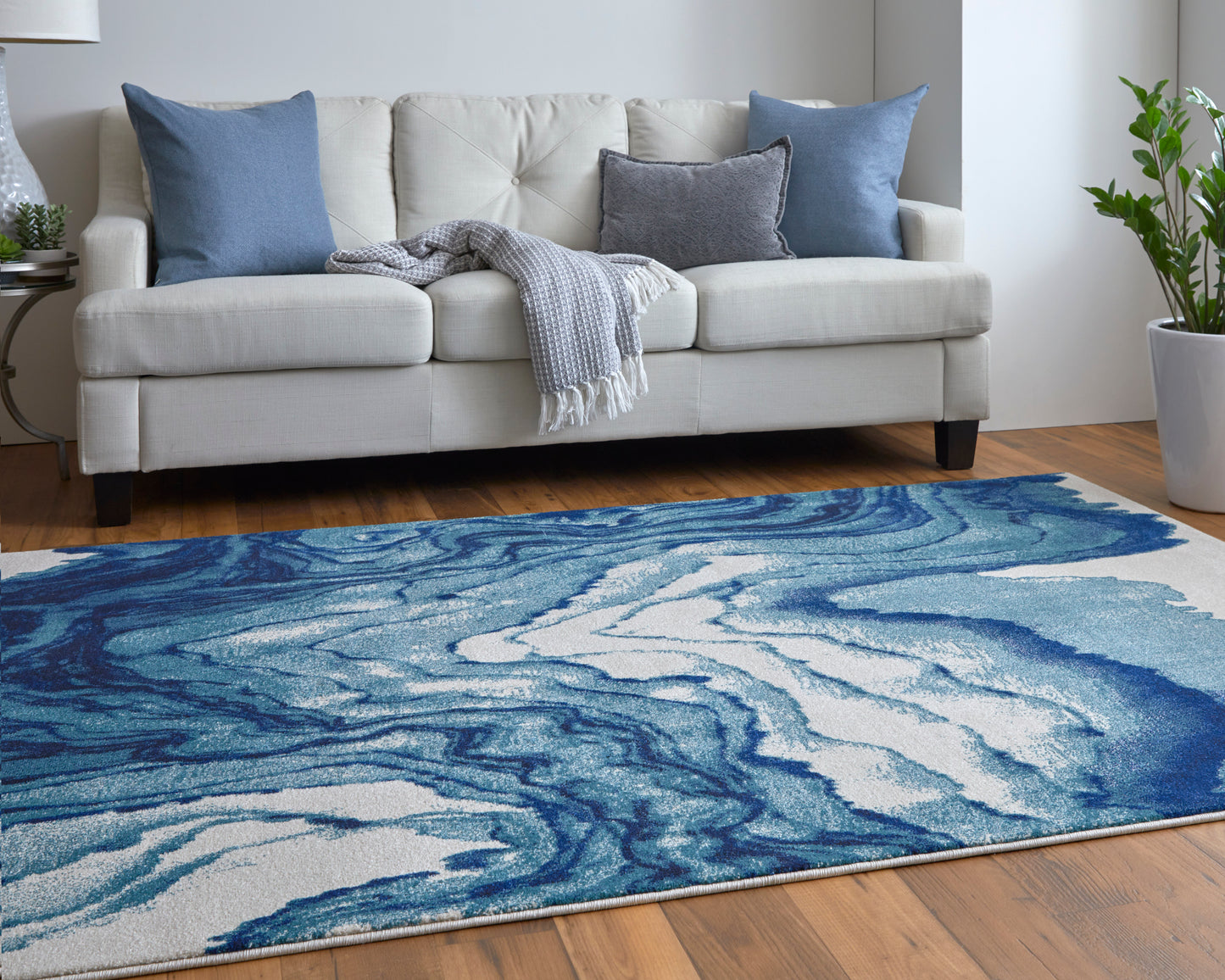 Brixton Contemporary Watercolor Rug